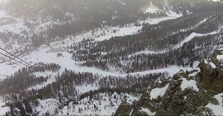 Webcam Passo San Pellegrino-Falcade  - Pista Funivia