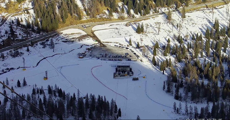Webcam Passo San Pellegrino-Falcade - Arrivo Seggiovia