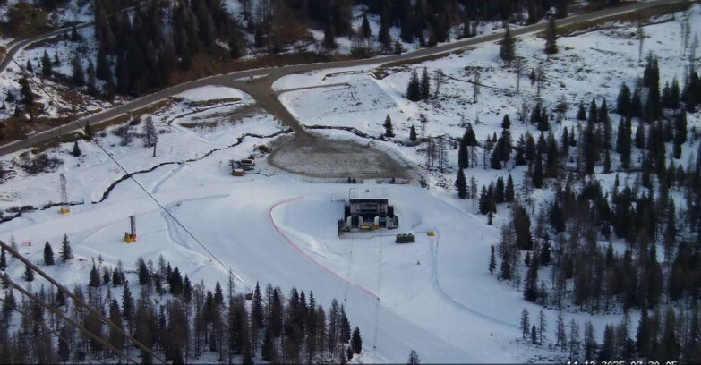Webcam Passo San Pellegrino-Falcade - Arrivo Seggiovia