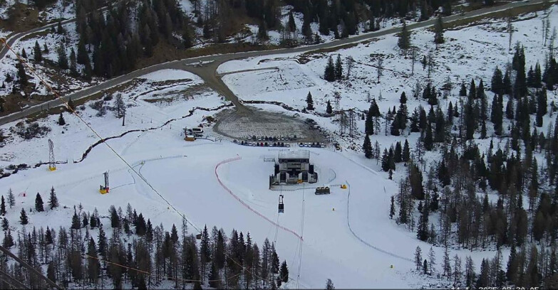 Webcam Passo San Pellegrino-Falcade - Arrivo Seggiovia