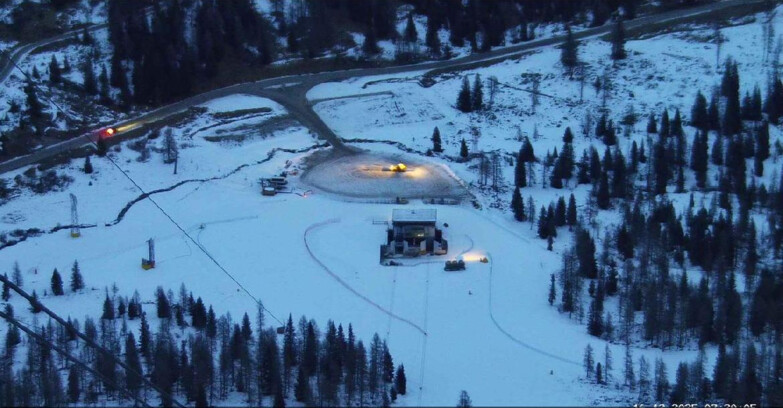 Webcam Passo San Pellegrino-Falcade  - Arrivo Seggiovia