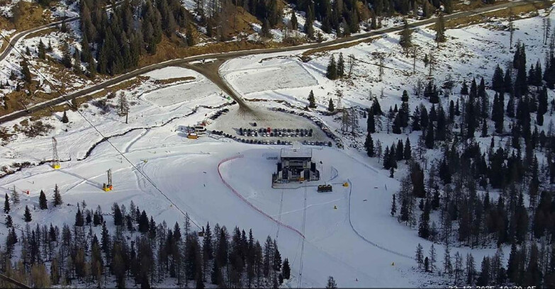 Webcam Passo San Pellegrino-Falcade - Arrivo Seggiovia