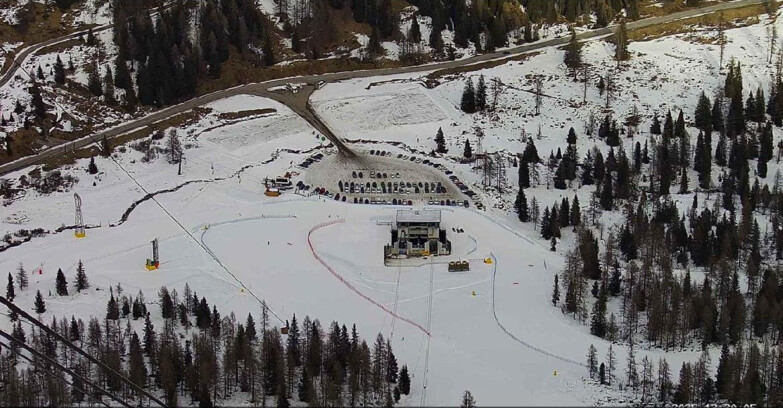 Webcam Passo San Pellegrino-Falcade  - Arrivo Seggiovia