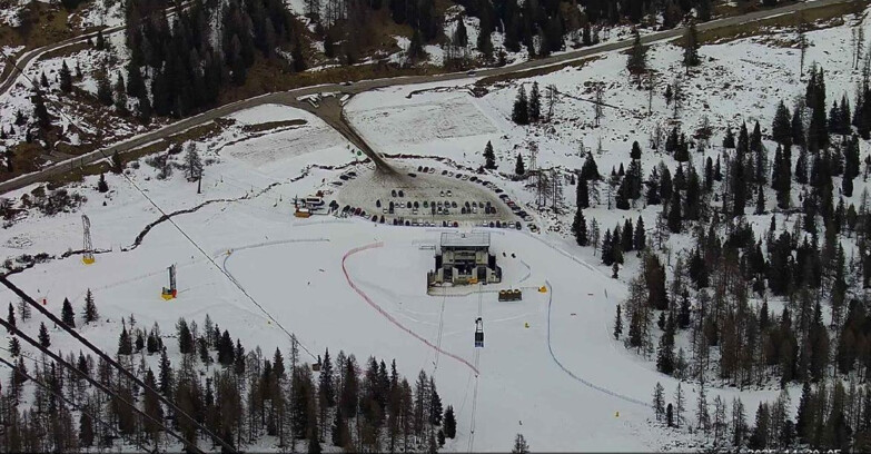 Webcam Passo San Pellegrino-Falcade  - Arrivo Seggiovia