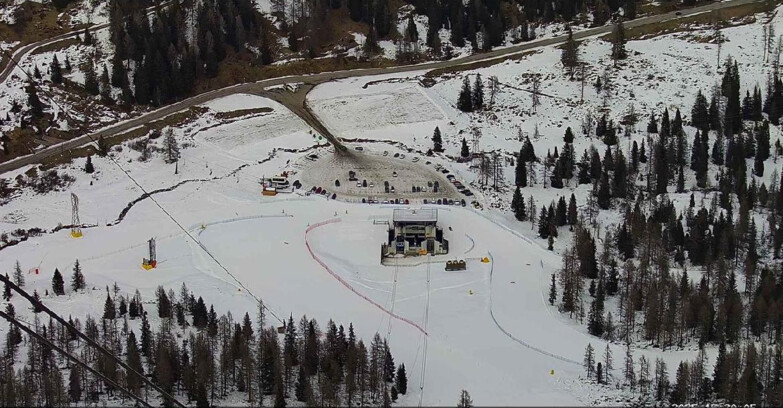 Webcam Passo San Pellegrino-Falcade  - Arrivo Seggiovia