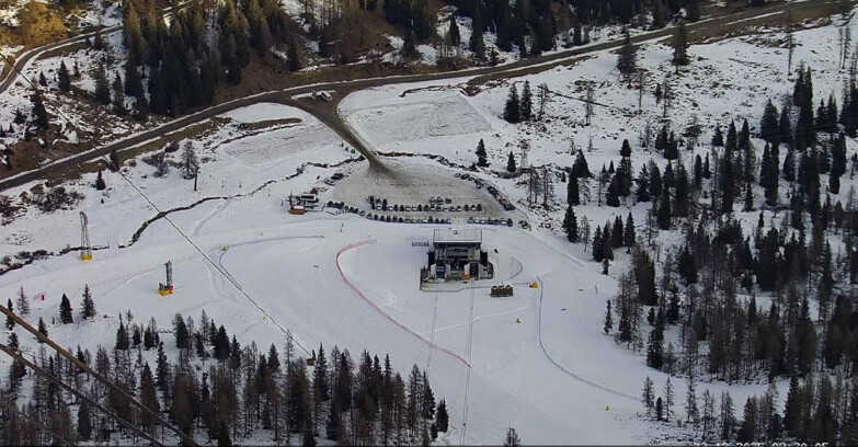 Webcam Passo San Pellegrino-Falcade - Arrivo Seggiovia