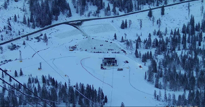 Webcam Passo San Pellegrino-Falcade  - Arrivo Seggiovia