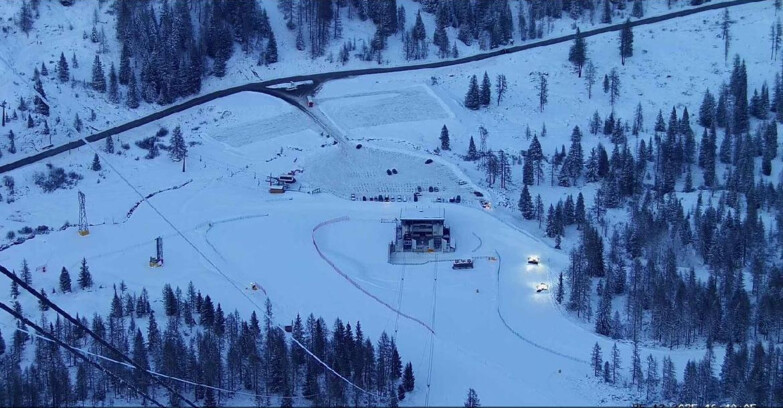 Webcam Passo San Pellegrino-Falcade  - Arrivo Seggiovia