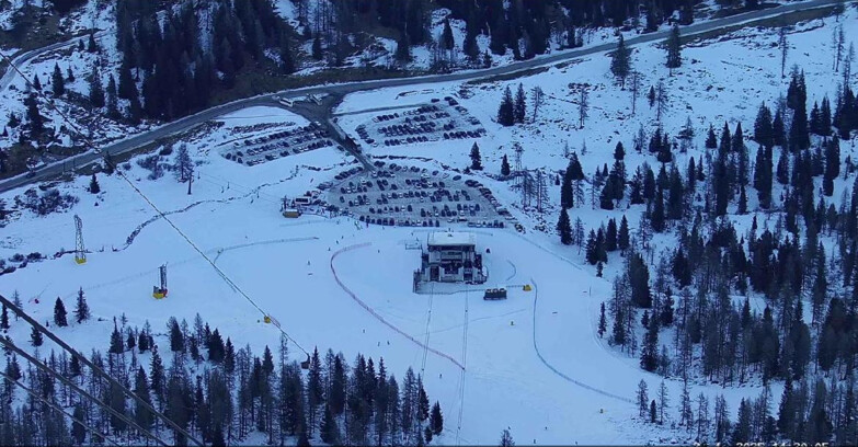 Webcam Passo San Pellegrino-Falcade  - Arrivo Seggiovia