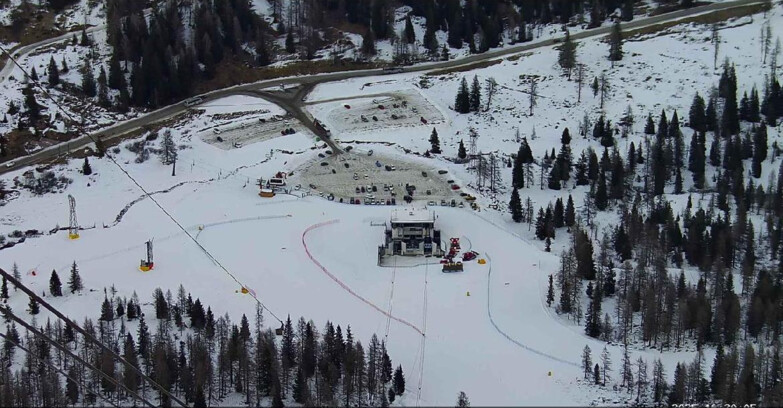 Webcam Passo San Pellegrino-Falcade  - Arrivo Seggiovia