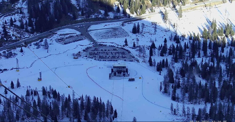 Webcam Пассо Сан-Пеллегрино-Фалькаде  - Arrivo Seggiovia