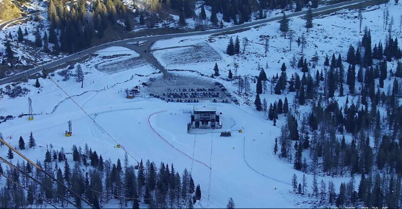 Webcam Пассо Сан-Пеллегрино-Фалькаде  - Arrivo Seggiovia