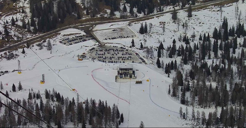 Webcam Passo San Pellegrino-Falcade - Arrivo Seggiovia