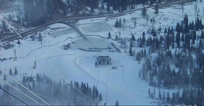 Webcam Passo San Pellegrino-Falcade - Arrivo Seggiovia