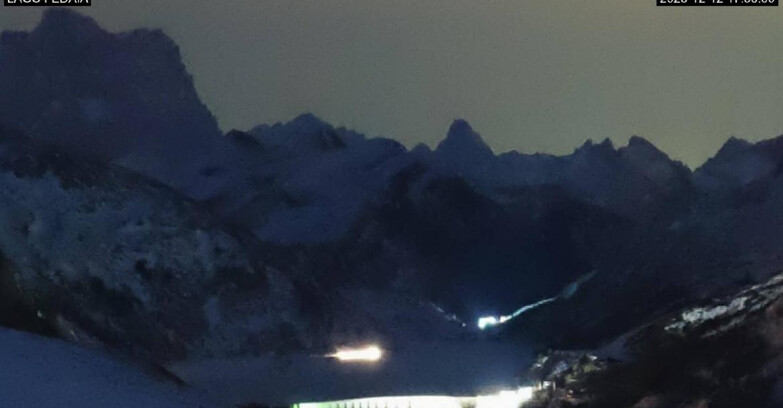 Webcam Canazei-Belvedere  - Lago e Passo Fedaia