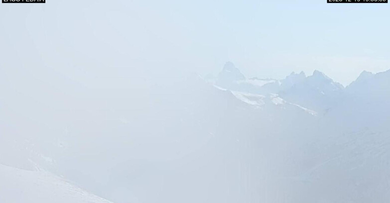 Webcam Canazei Belvedere - Lago e Passo Fedaia