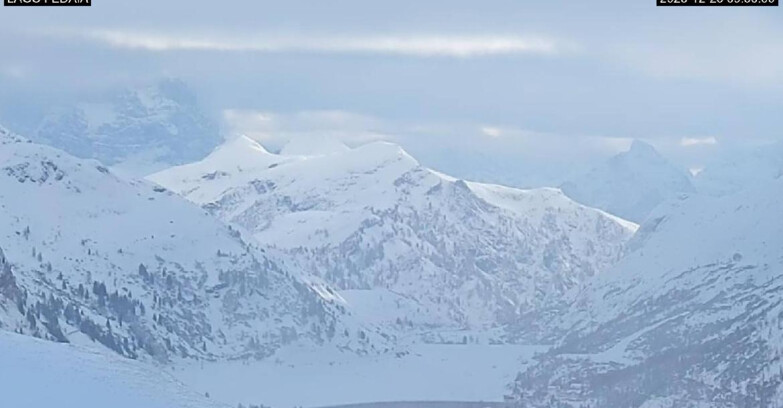Webcam Канацей-Бельведере  - Lago e Passo Fedaia
