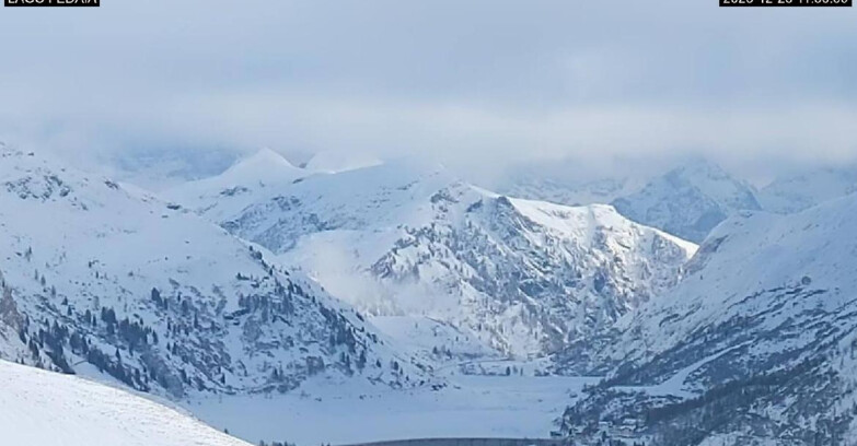 Webcam Канацей-Бельведере  - Lago e Passo Fedaia