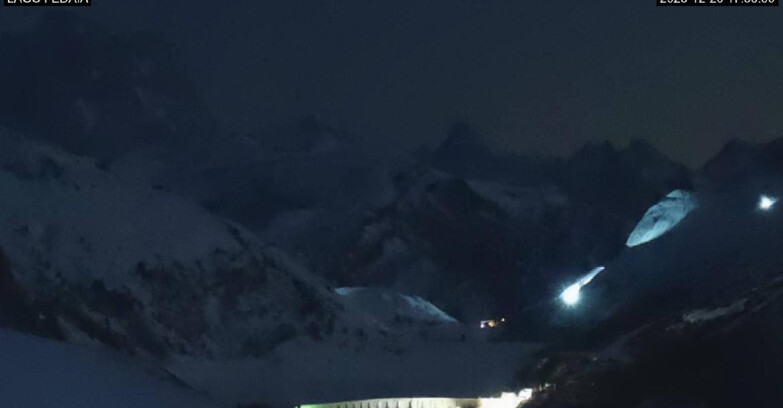 Webcam Canazei-Belvedere - Lago e Passo Fedaia