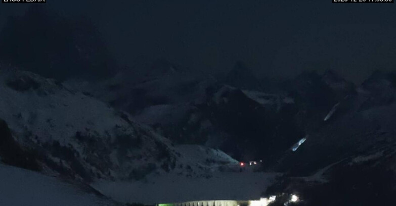 Webcam Canazei-Belvedere - Lago e Passo Fedaia