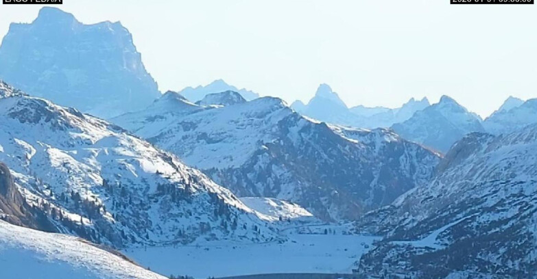 Webcam Канацей-Бельведере  - Lago e Passo Fedaia
