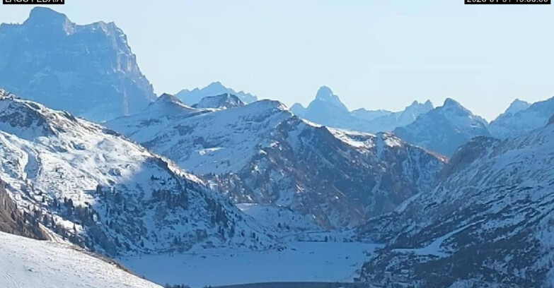 Webcam Канацей-Бельведере  - Lago e Passo Fedaia