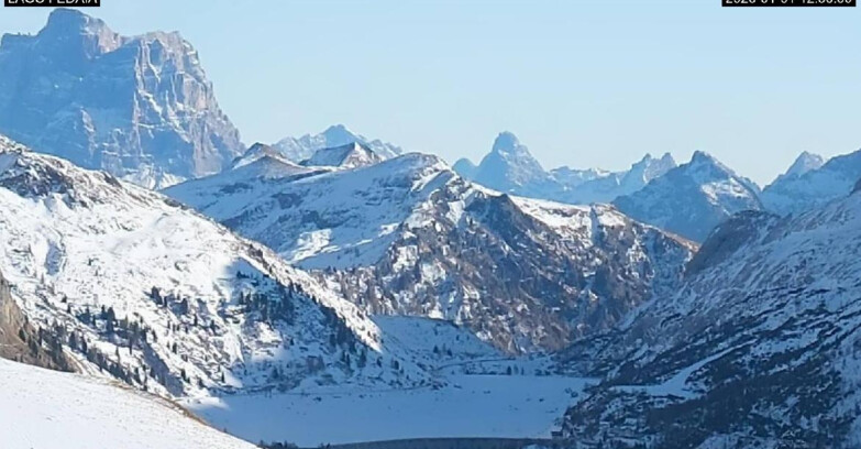 Webcam Канацей-Бельведере  - Lago e Passo Fedaia