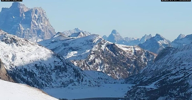 Webcam Канацей-Бельведере  - Lago e Passo Fedaia