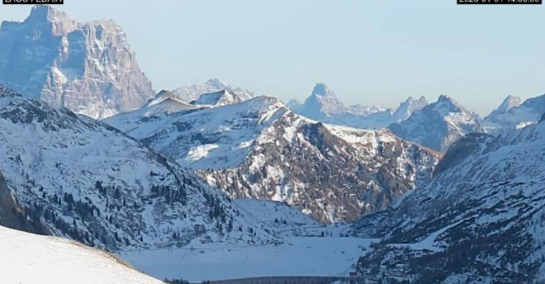 Webcam Канацей-Бельведере  - Lago e Passo Fedaia