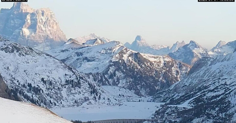 Webcam Канацей-Бельведере  - Lago e Passo Fedaia