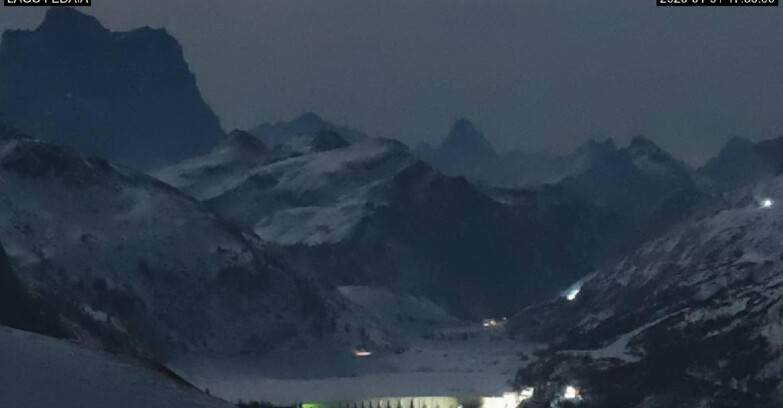 Webcam Канацей-Бельведере  - Lago e Passo Fedaia