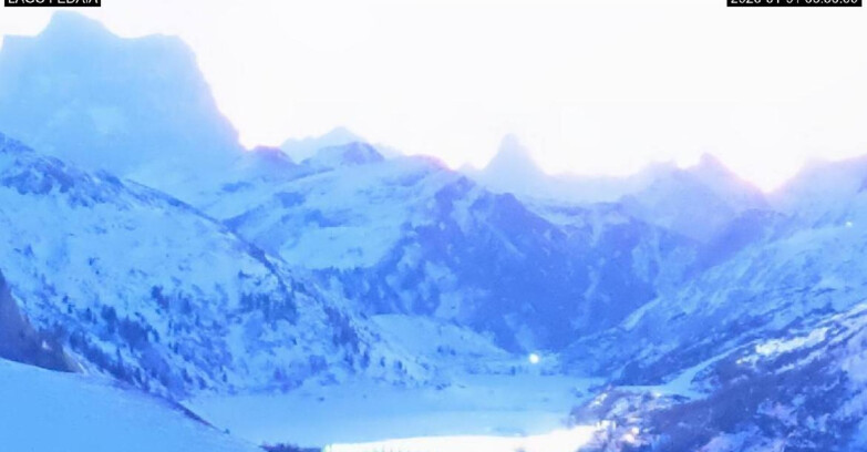 Webcam Канацей-Бельведере  - Lago e Passo Fedaia