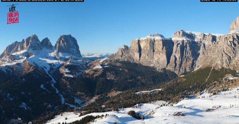 Webcam Canazei-Belvedere - Canazei - Gruppo del Sassolungo