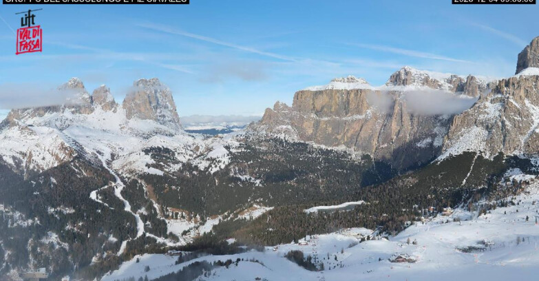 Webcam Canazei-Belvedere  - Canazei - Gruppo del Sassolungo