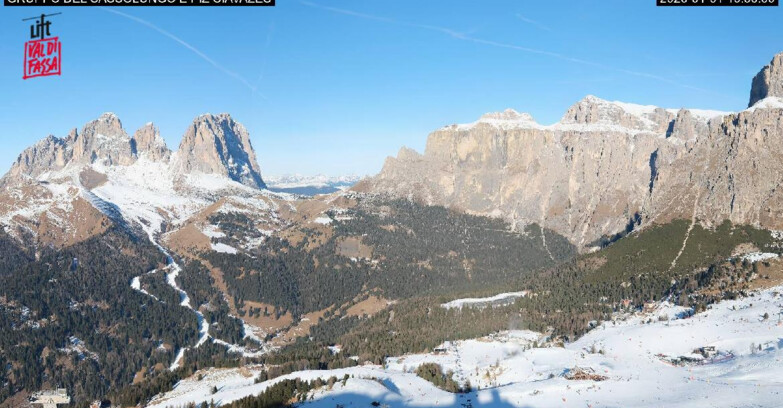 Webcam Canazei-Belvedere - Canazei - Gruppo del Sassolungo