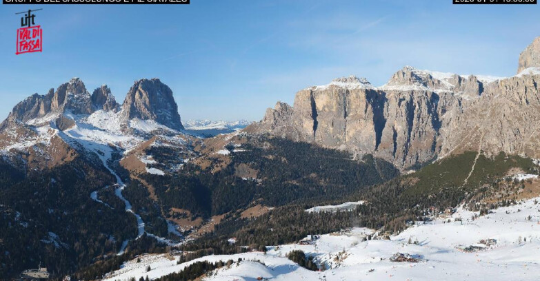 Webcam Canazei-Belvedere - Canazei - Gruppo del Sassolungo