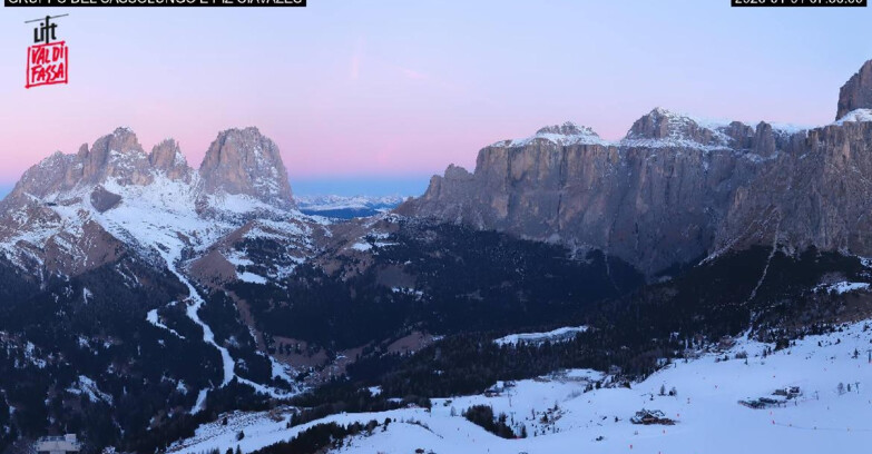 Webcam Canazei-Belvedere  - Canazei - Gruppo del Sassolungo
