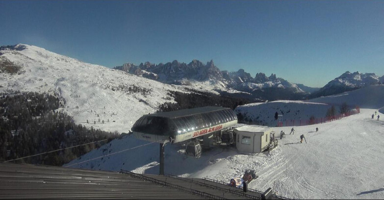 Webcam Moena-Alpe Lusia  - Alpe Lusia - Le cune