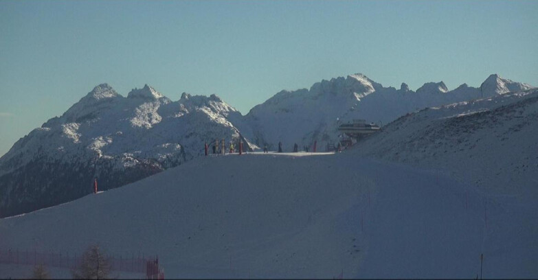 Webcam Moena-Alpe Lusia  - Arrivo seggiovia Campo-Cune