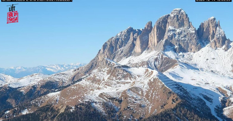 Webcam Canazei-Belvedere - Campitello - Col Rodella