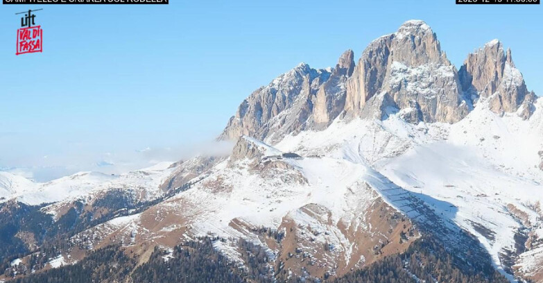 Webcam Canazei-Belvedere  - Campitello - Col Rodella
