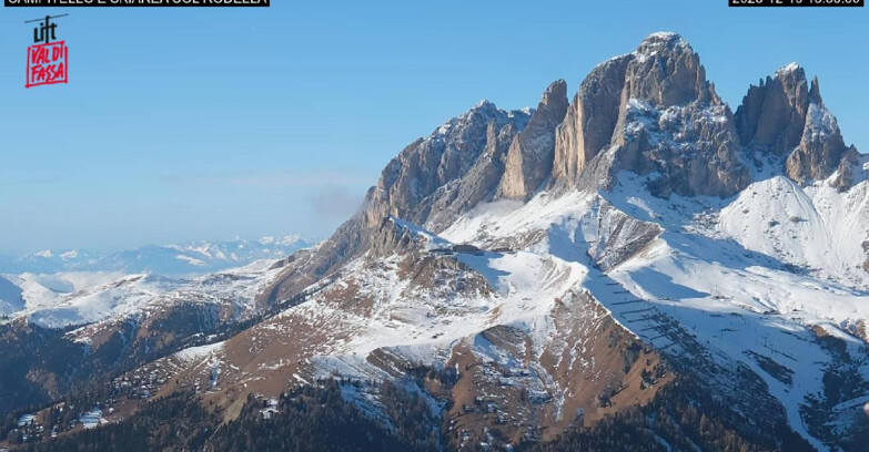 Webcam Canazei-Belvedere  - Campitello - Col Rodella