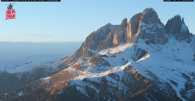 Webcam Canazei-Belvedere  - Campitello - Col Rodella