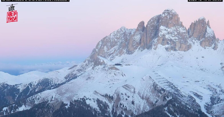 Webcam Canazei-Belvedere  - Campitello - Col Rodella