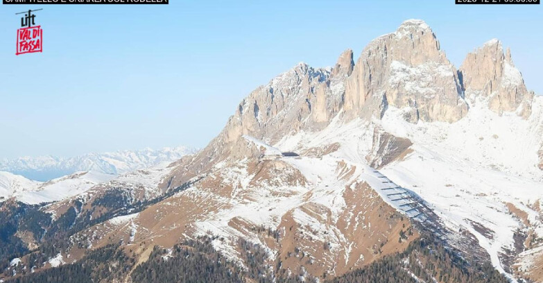 Webcam Canazei Belvedere - Campitello - Col Rodella