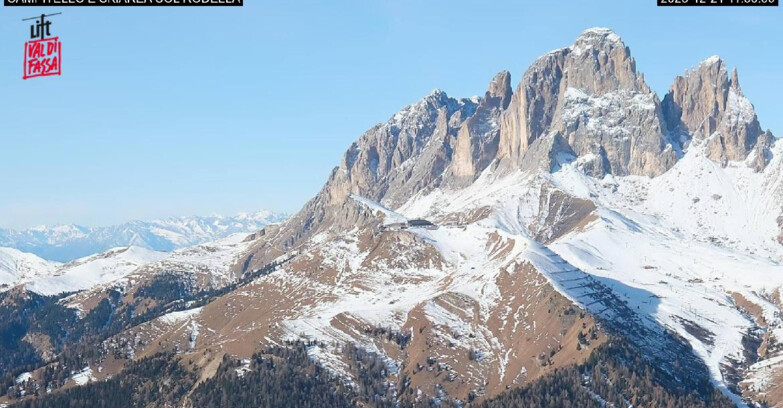 Webcam Canazei Belvedere - Campitello - Col Rodella