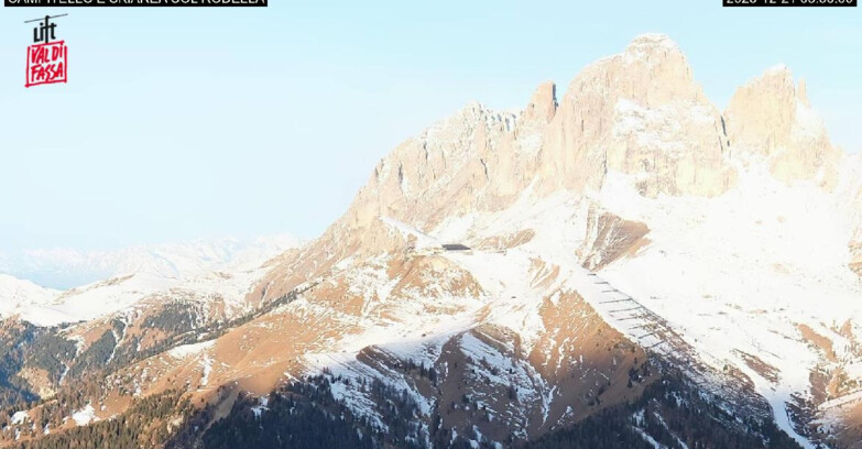 Webcam Canazei Belvedere - Campitello - Col Rodella
