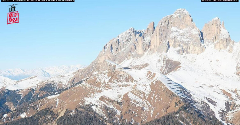 Webcam Canazei-Belvedere  - Campitello - Col Rodella