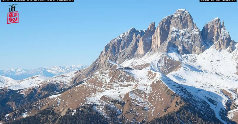 Webcam Canazei-Belvedere  - Campitello - Col Rodella