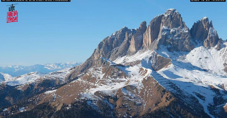 Webcam Canazei-Belvedere - Campitello - Col Rodella